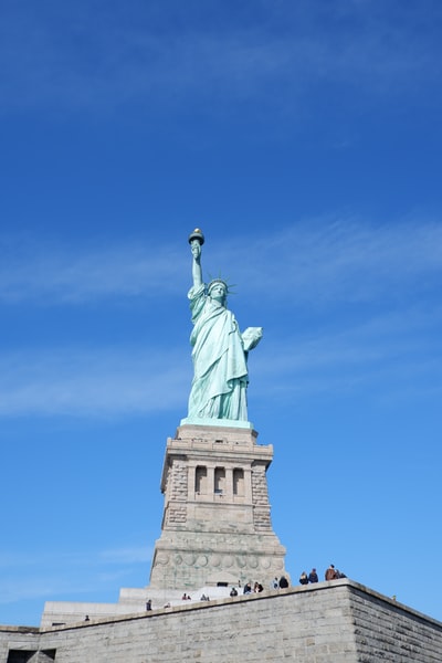The statue of liberty in New York
